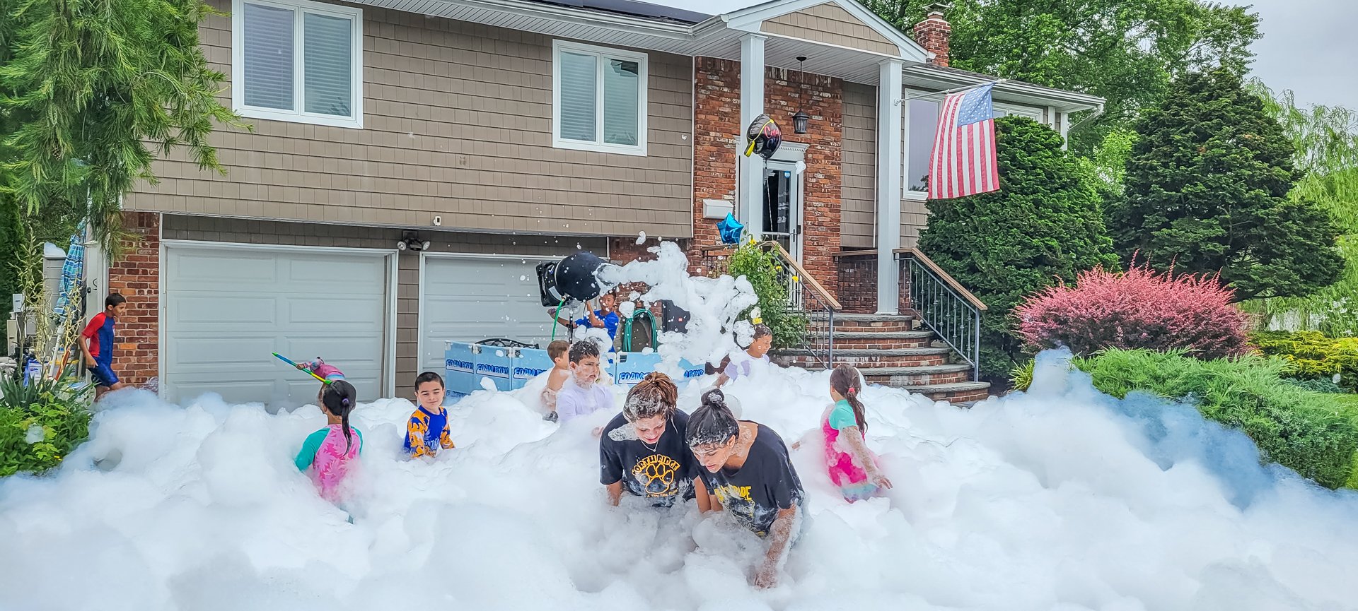 backyard foam party suffolk county